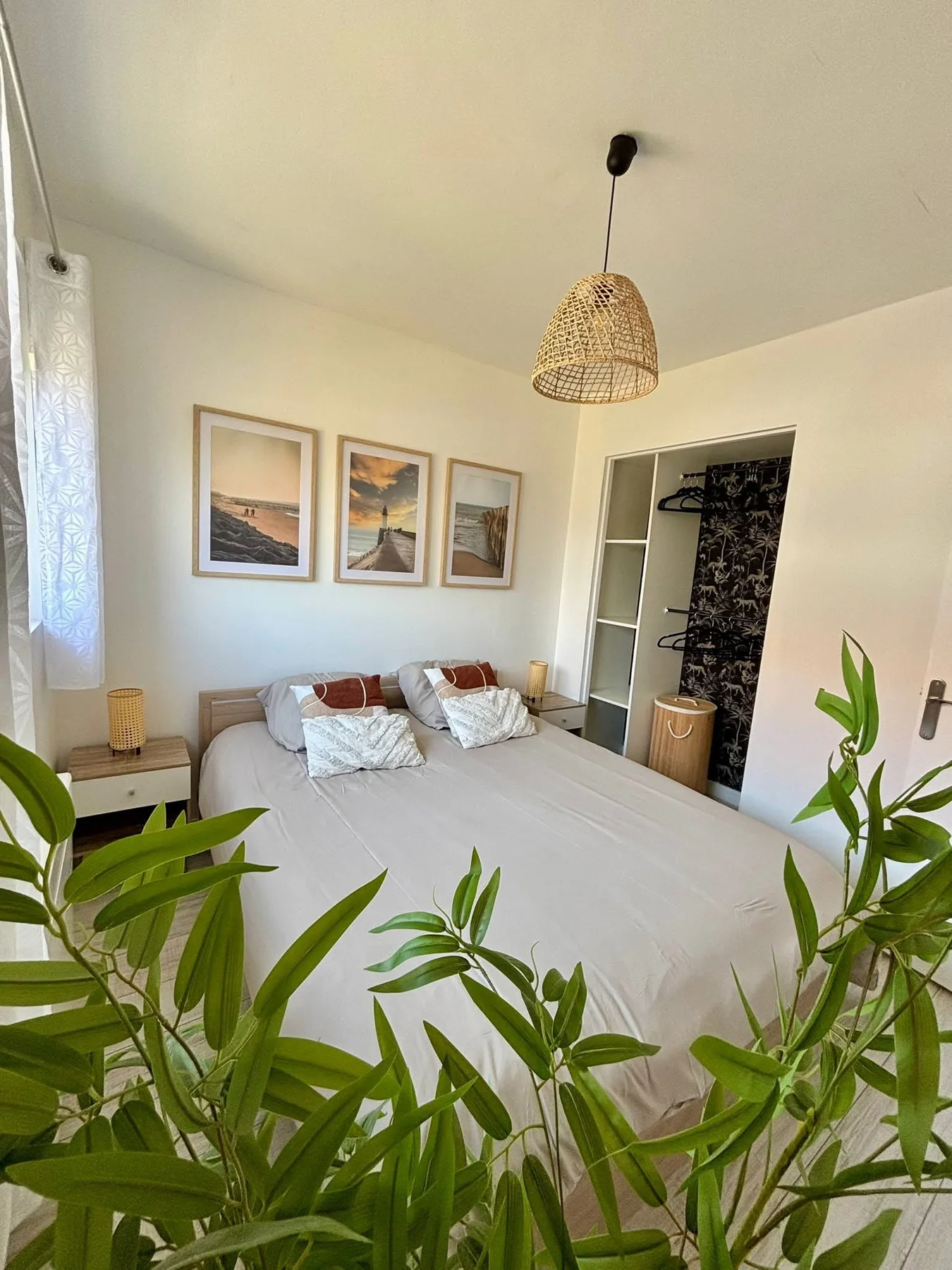 Chambre préparée et remise en ordre